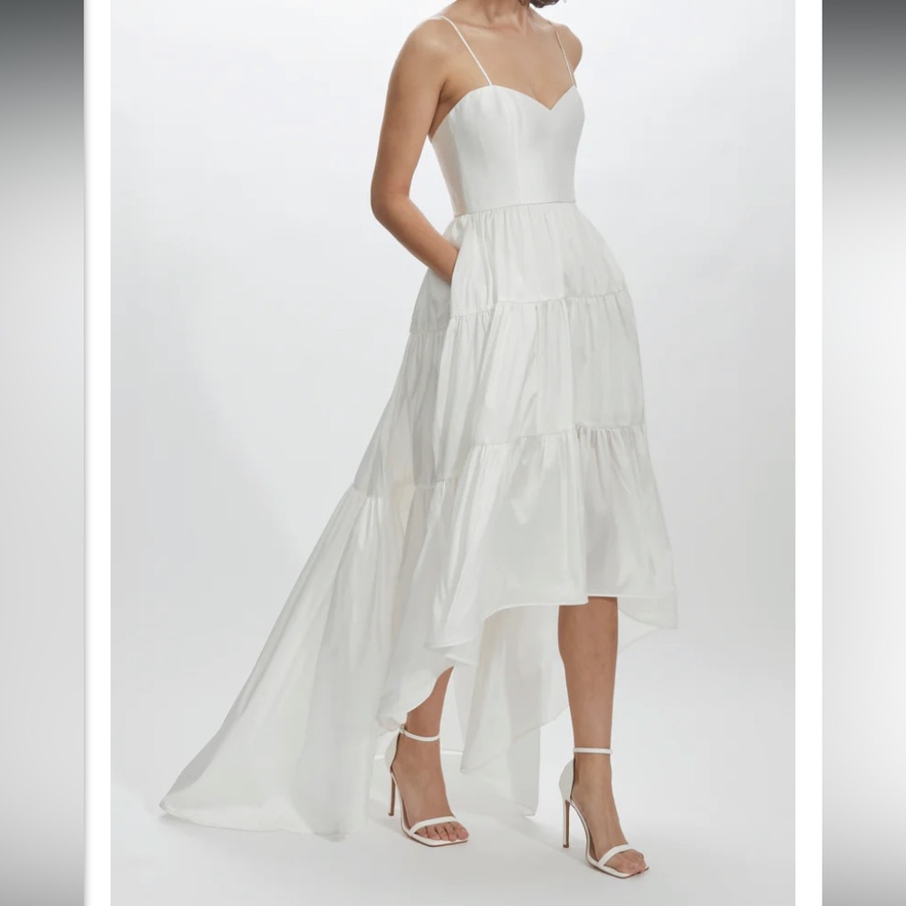 Amsale Taffeta Sweetheart Dress LW213